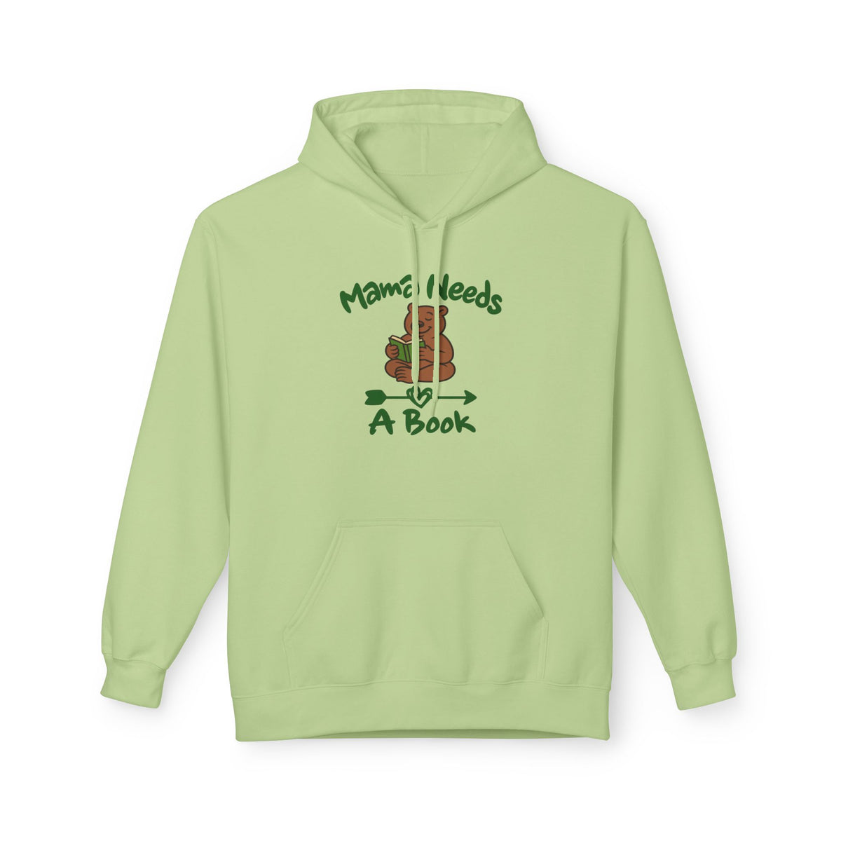 Mama Needs A Book Pullover Hoodie