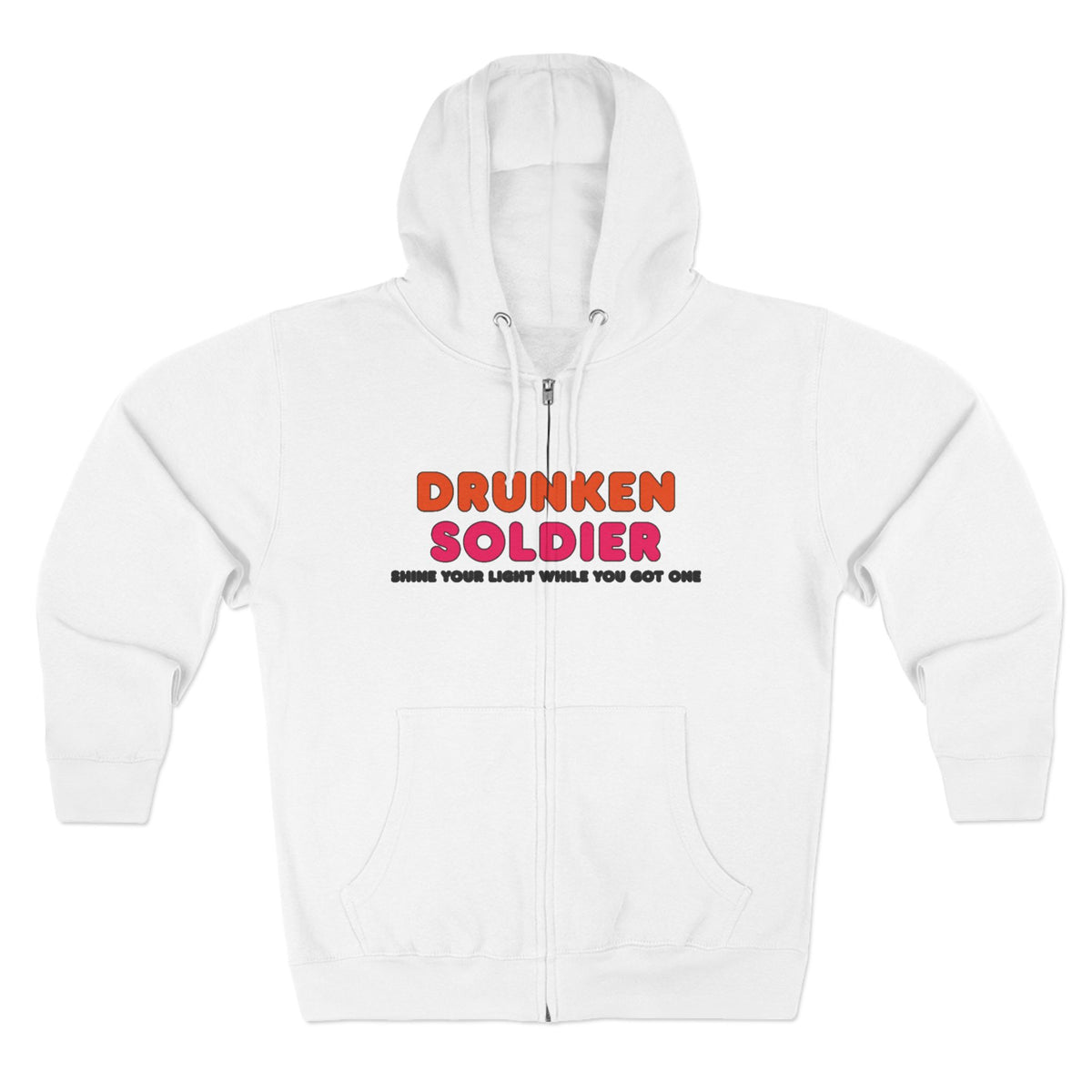 Drunken Soldier Zip Up Hoodie