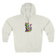 The Black Cat Changing Colors Zip Up Hoodie