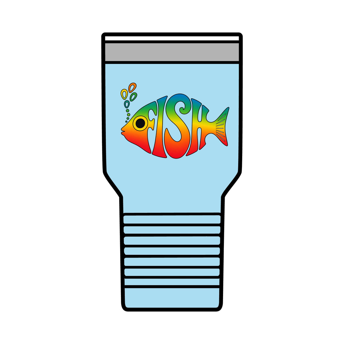 Big Eyed Phish 30oz Polar Camel Insulated Tumbler
