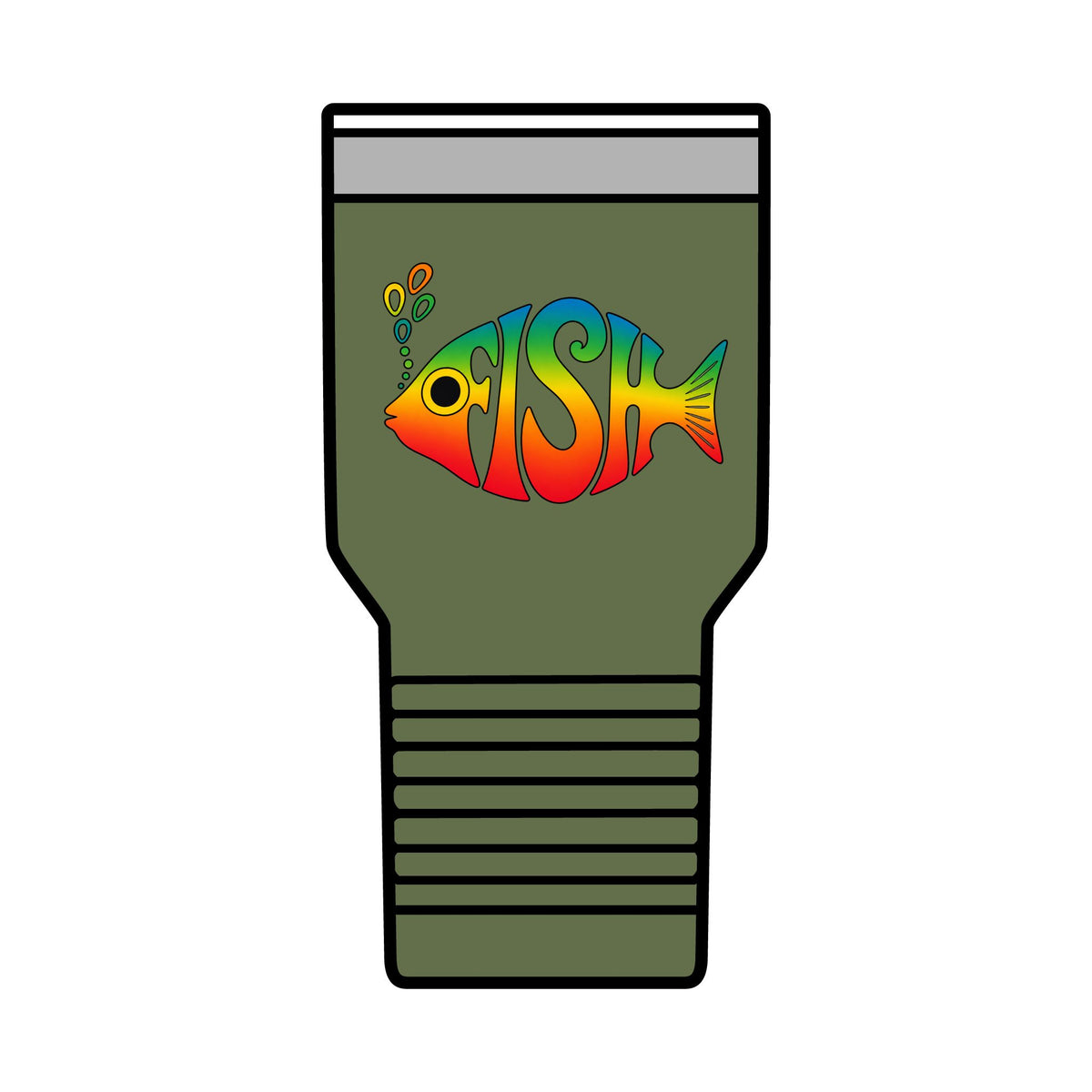 Big Eyed Phish 30oz Polar Camel Insulated Tumbler