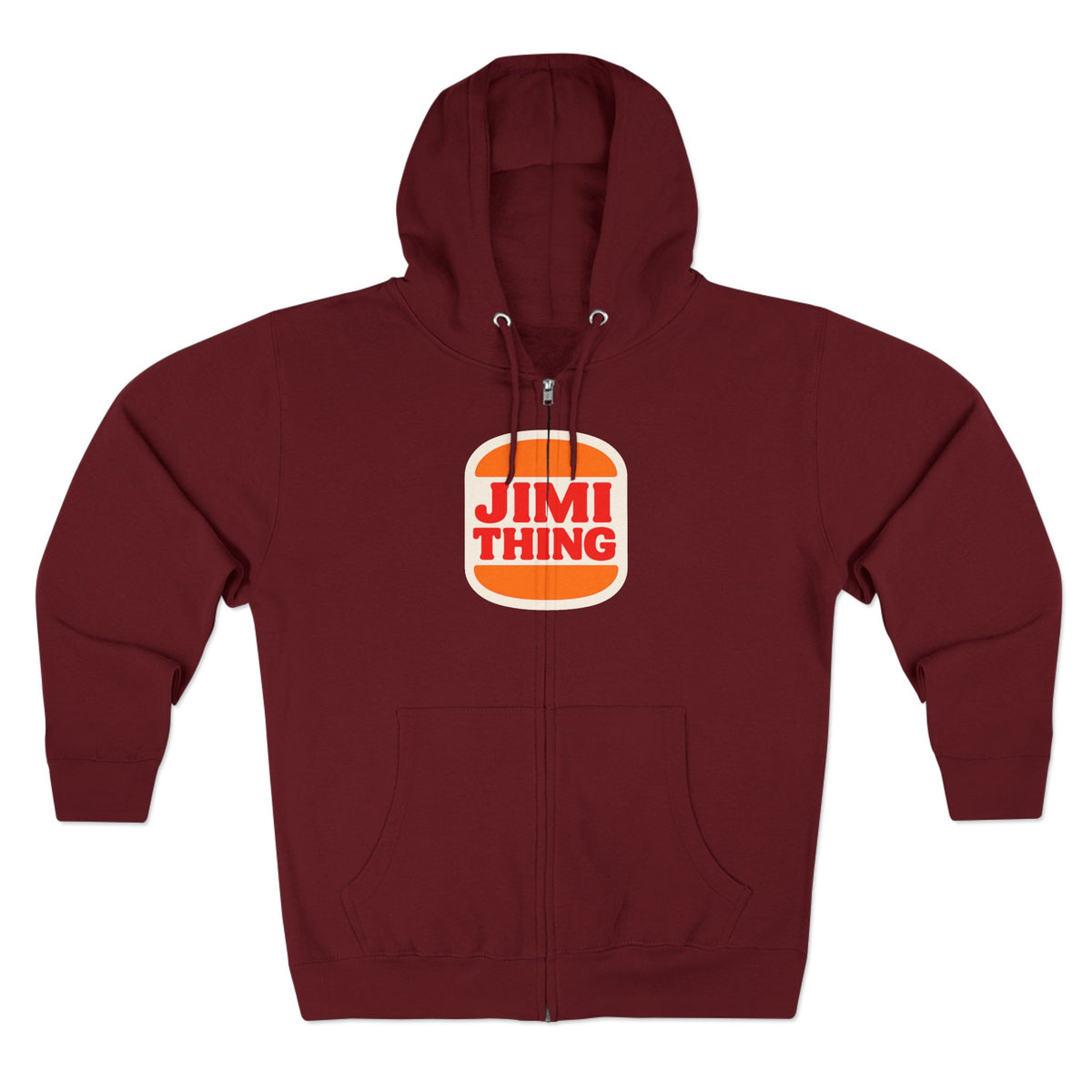 Burger Thing Zip Up Hoodie