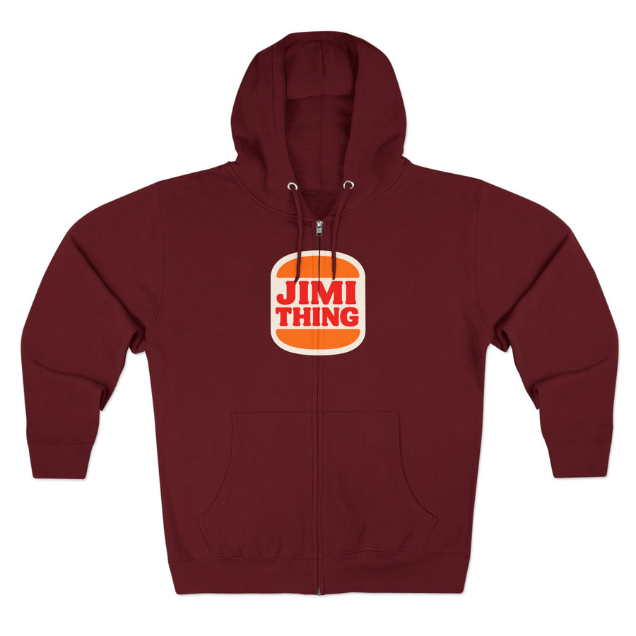 Burger Thing Zip Up Hoodie