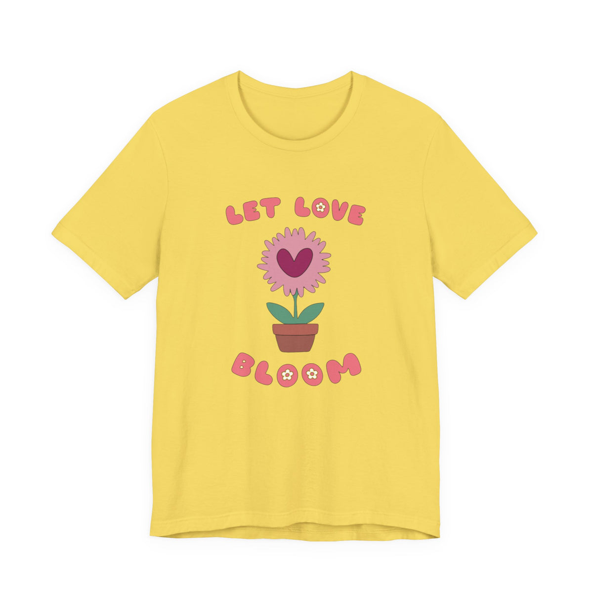 Let Love Bloom Unisex Short Sleeve Tee