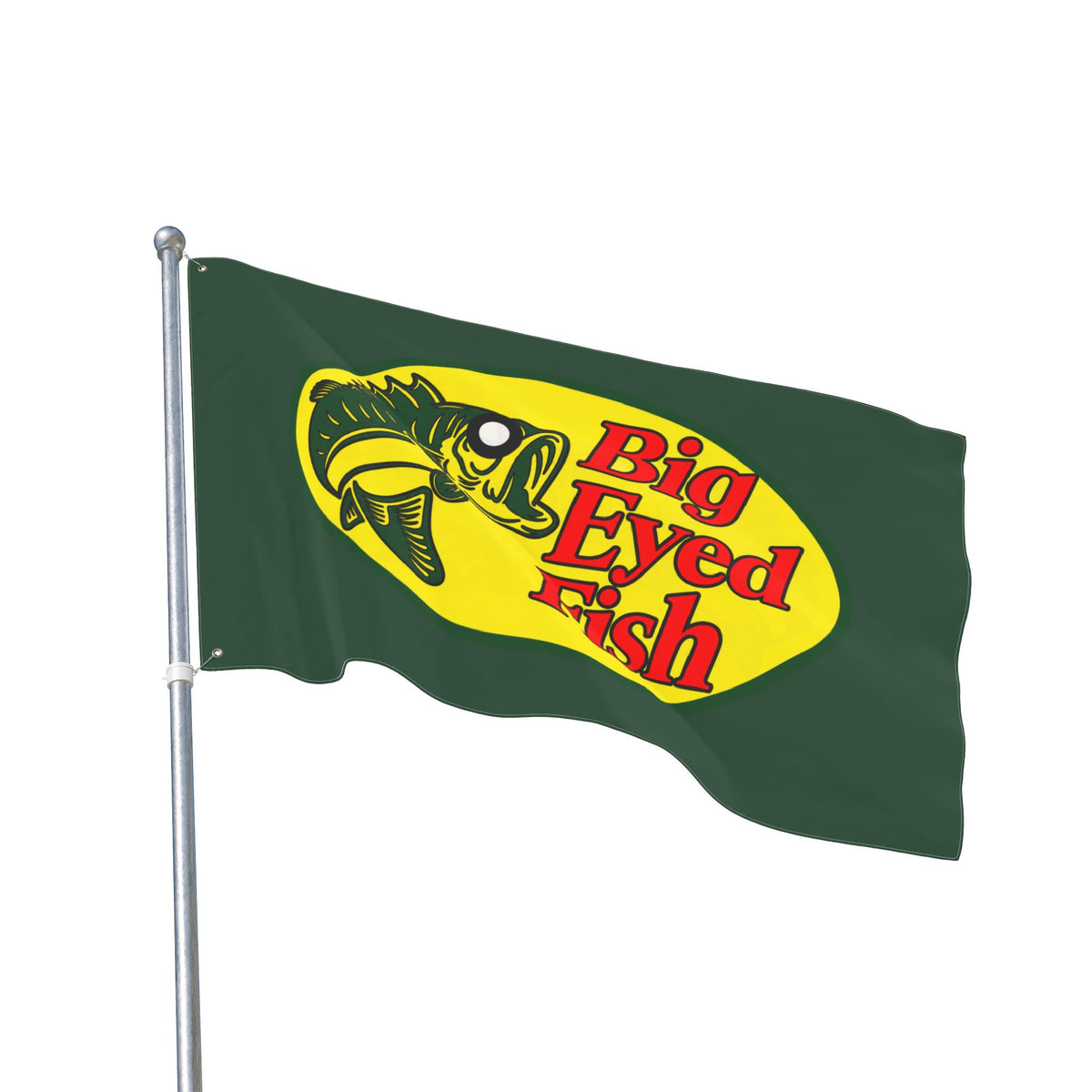 Big Bass Fish Double Sided 36 x 60" Flag