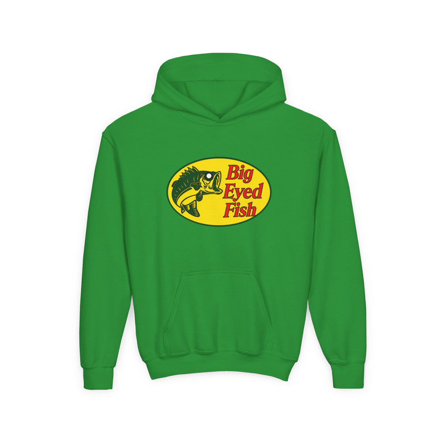 Big Bass Fish Youth Pullover Hoodie