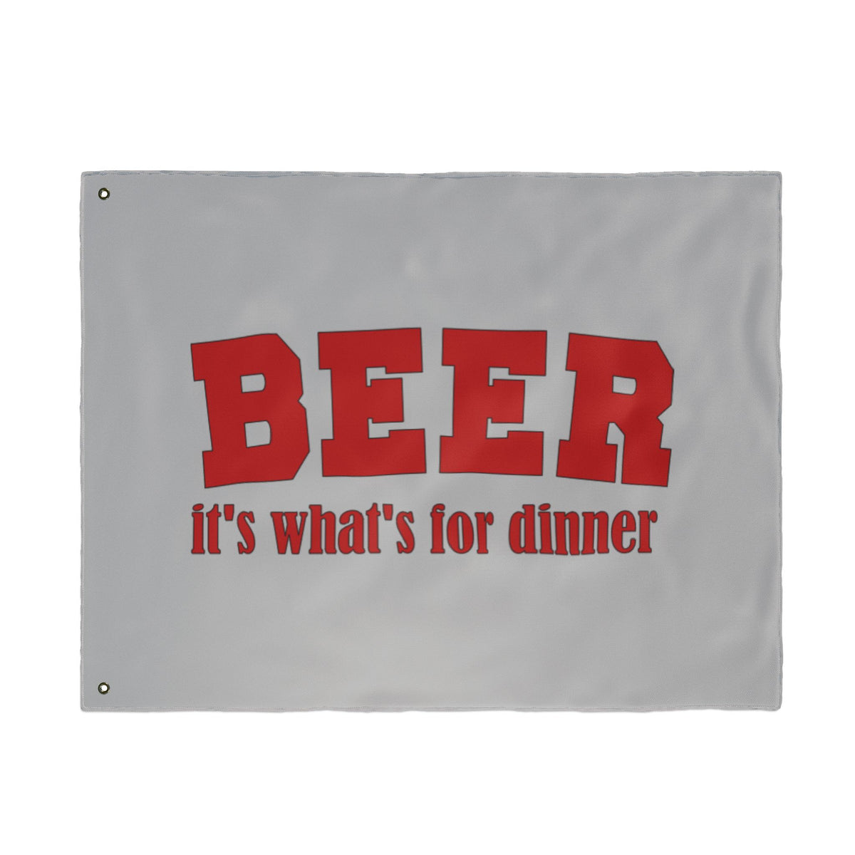Beer For Dinner Double Sided 36 x 60" Flag