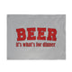 Beer For Dinner Double Sided 36 x 60" Flag