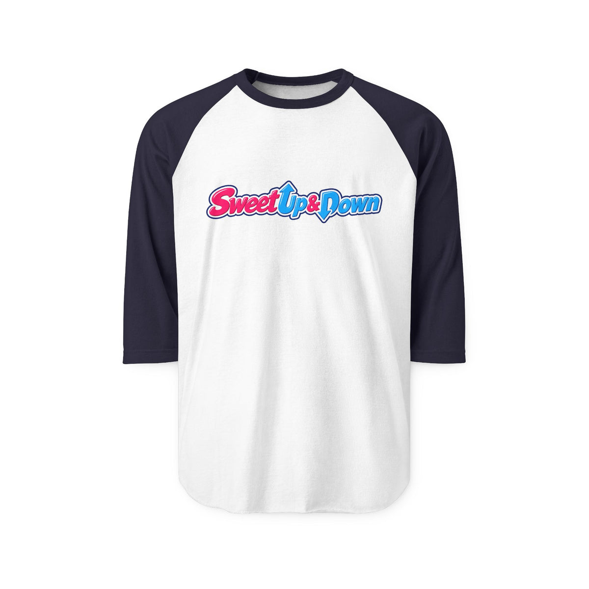 Sweet Up & Down 3/4 Sleeve Raglan T Shirt