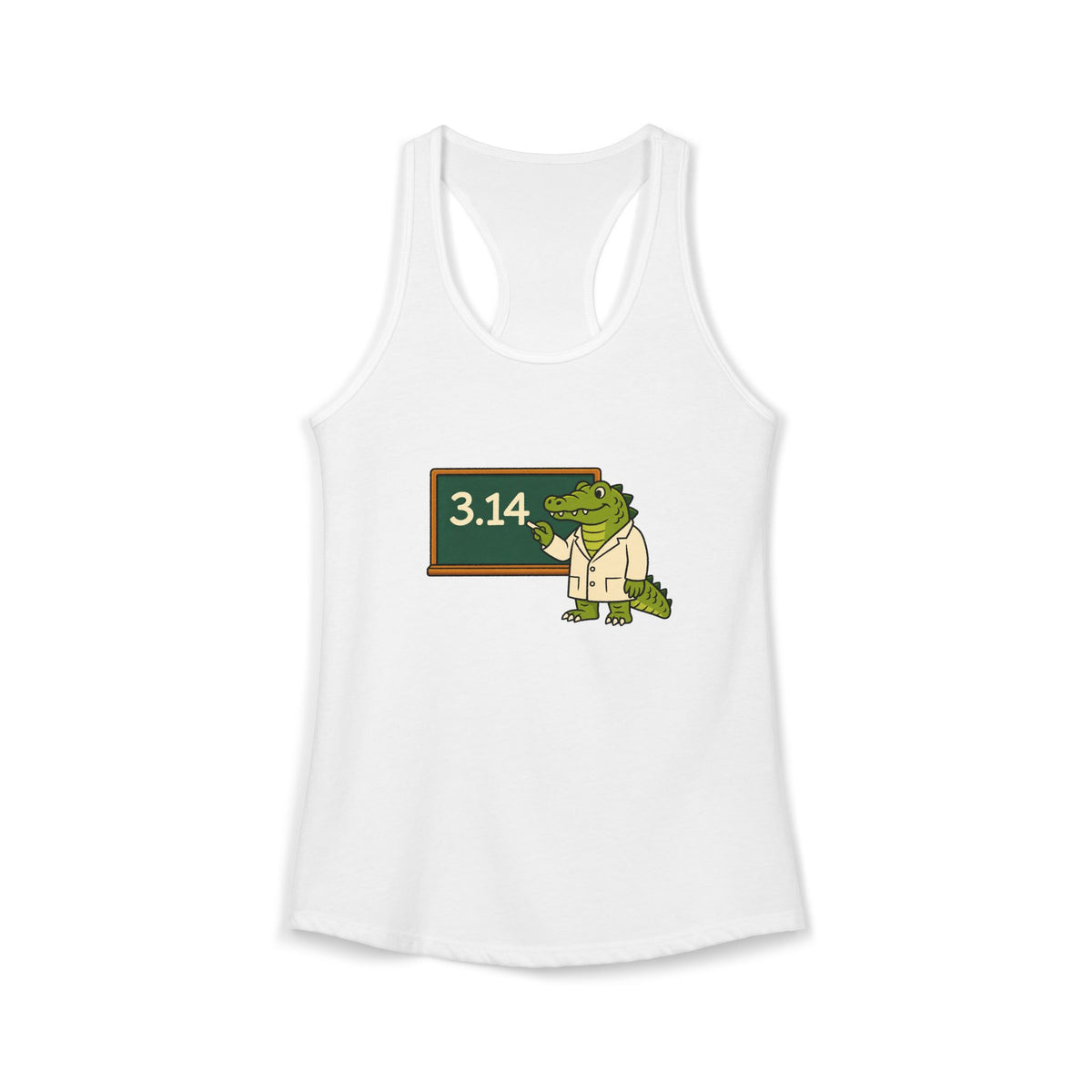 Alligator Pi Women's Racerback Tank