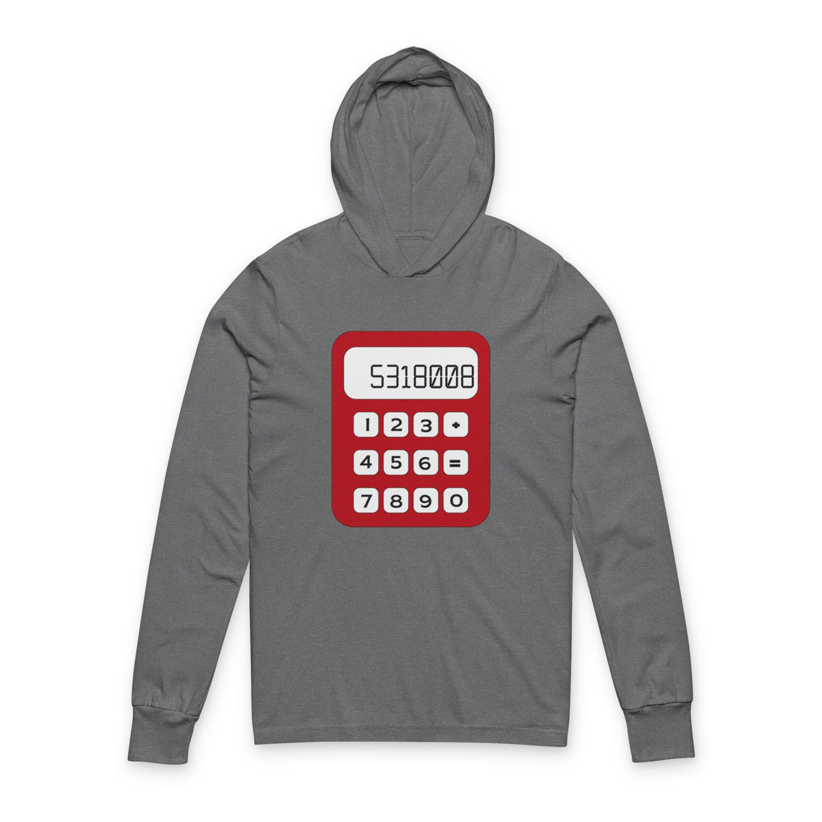 8th Grade Math Hooded Long Sleeve Tee