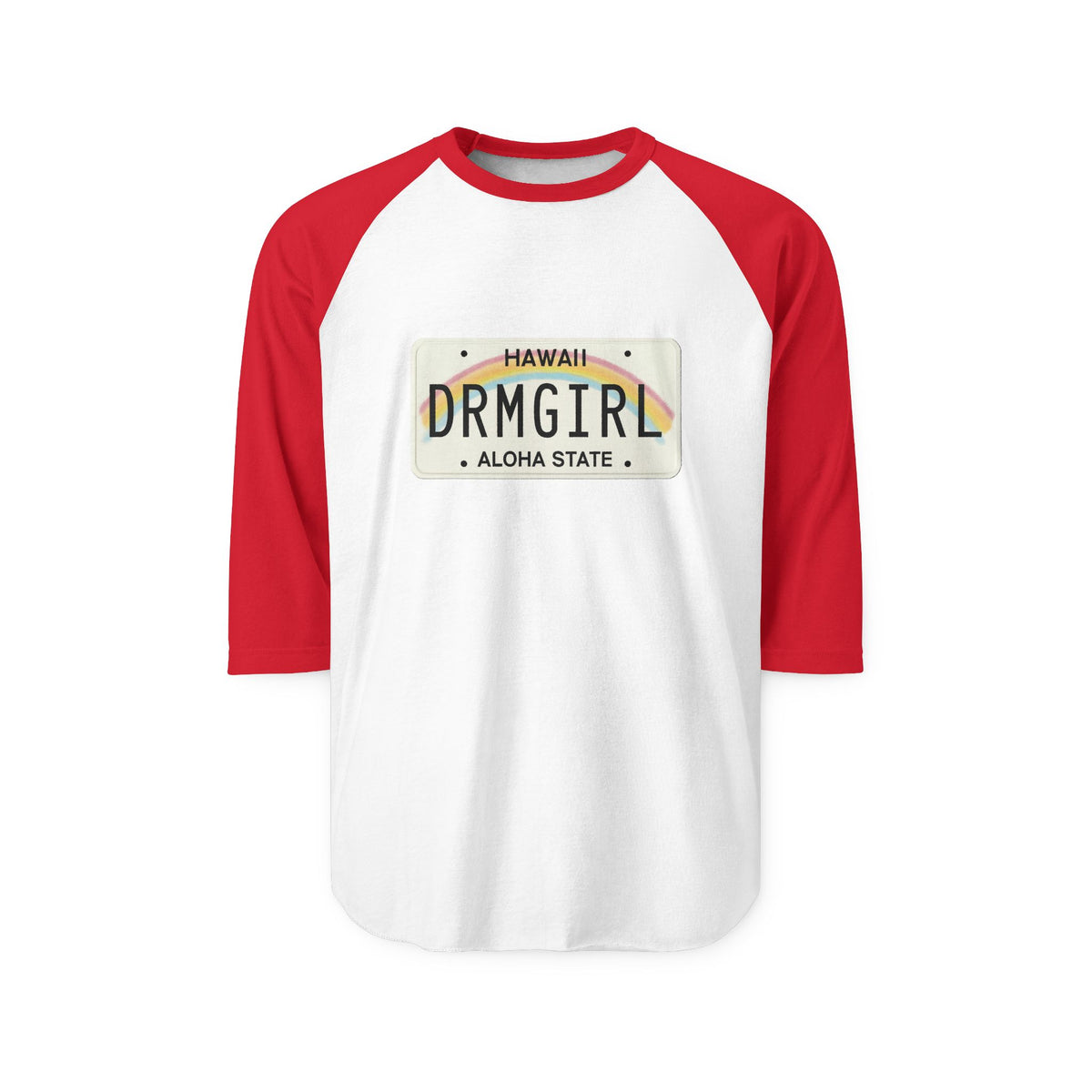Hawaiian Dreamgirl 3/4 Sleeve Raglan Jersey