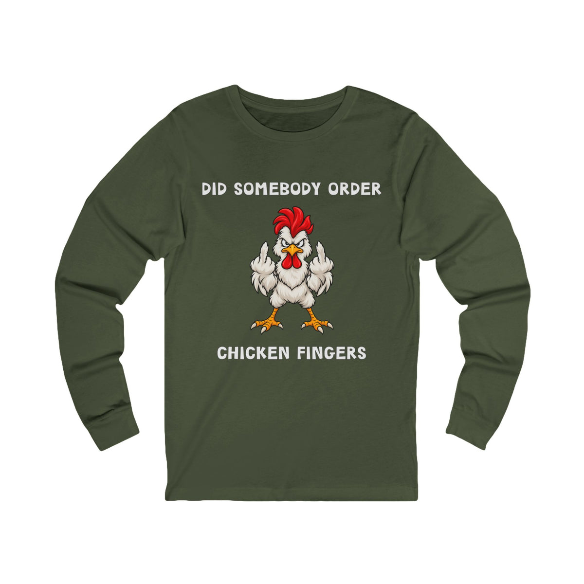Chicken Fingers Long Sleeve T Shirt