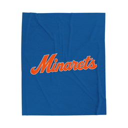 New York Minarets Velveteen Plush Blanket