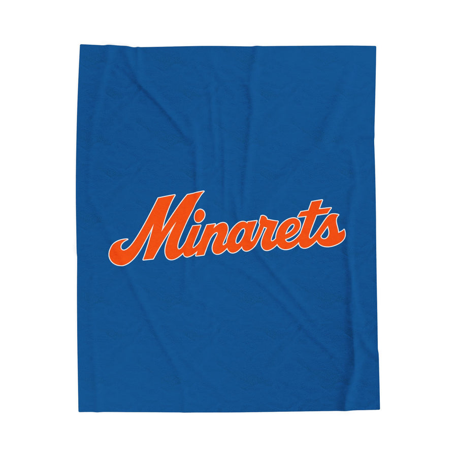 New York Minarets Velveteen Plush Blanket