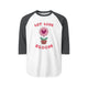 Let Love Bloom 3/4 Sleeve Jersey