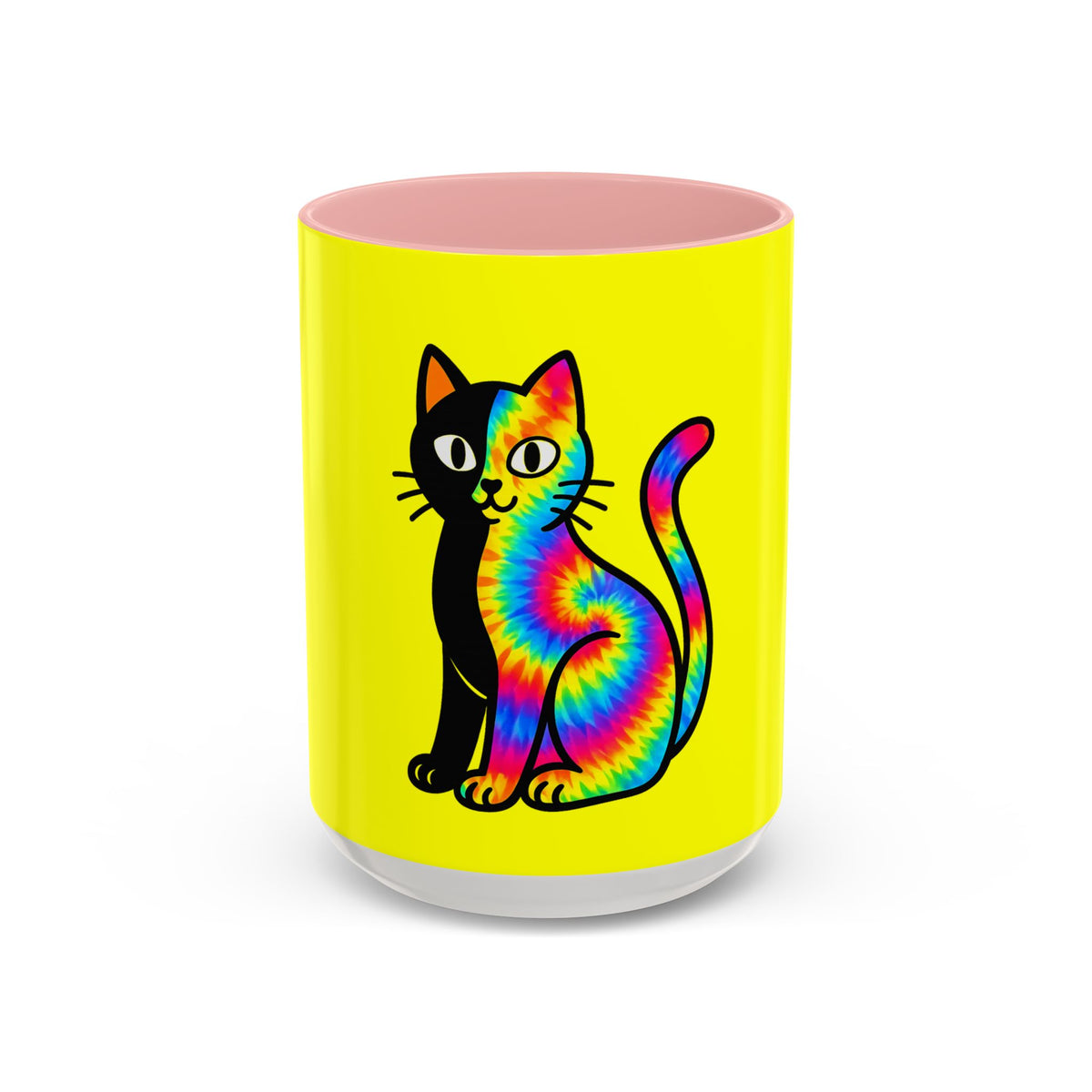 The Black Cat Changing Colors 15oz Coffee Mug