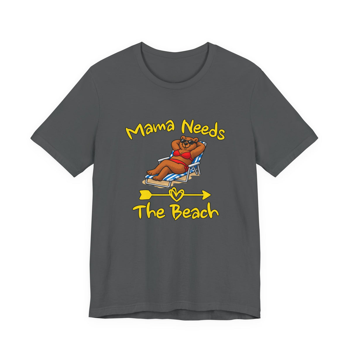 Mama Needs The Beach Short Sleeve T Shirt