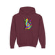 The Black Cat Changing Colors Youth Pullover Hoodie
