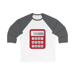 8th Grade Math 3/4 Sleeve Baseball Jersey
