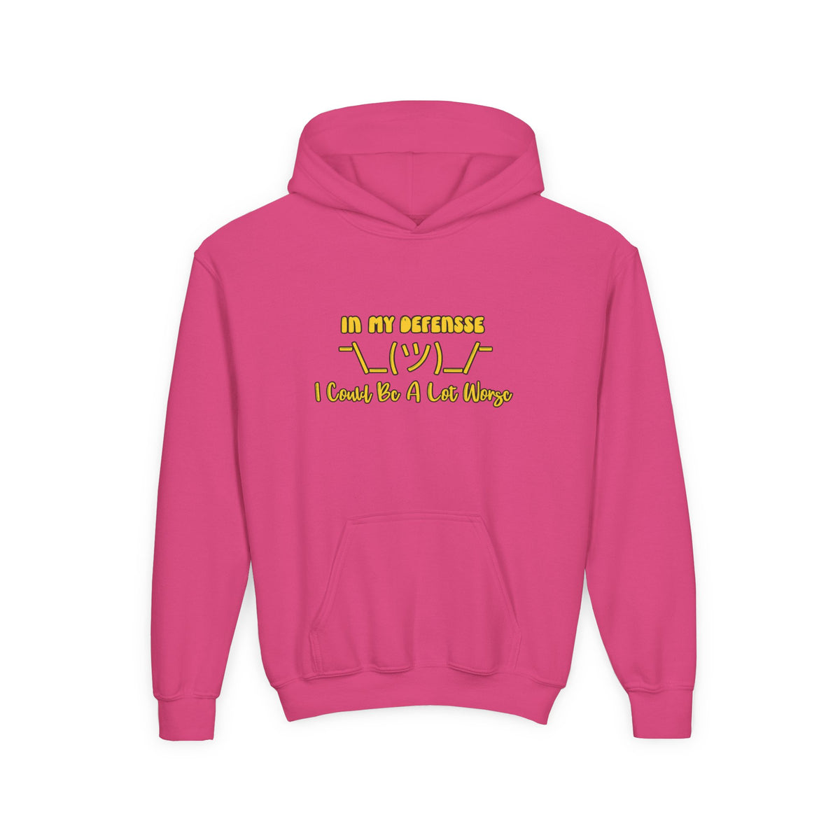 In My Defense... Youth Pullover Hoodie