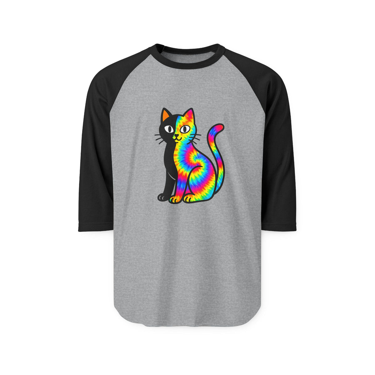 The Black Cat Changing Colors 3/4 Sleeve Jersey