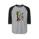 The Black Cat Changing Colors 3/4 Sleeve Jersey