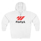 Formula 41 Unisex Zip Hoodie