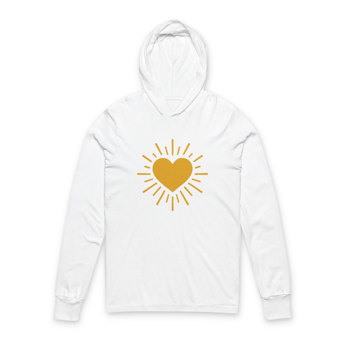 Let Your Love Shine Hooded Long Sleeve T Shirt