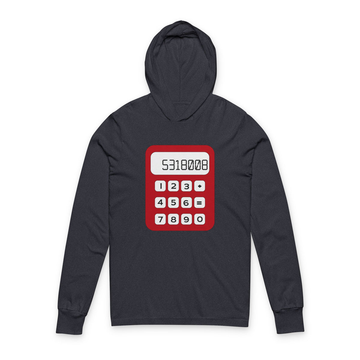 8th Grade Math Hooded Long Sleeve Tee