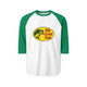 Big Bass Fish 3/4 Sleeve Raglan T Shirt