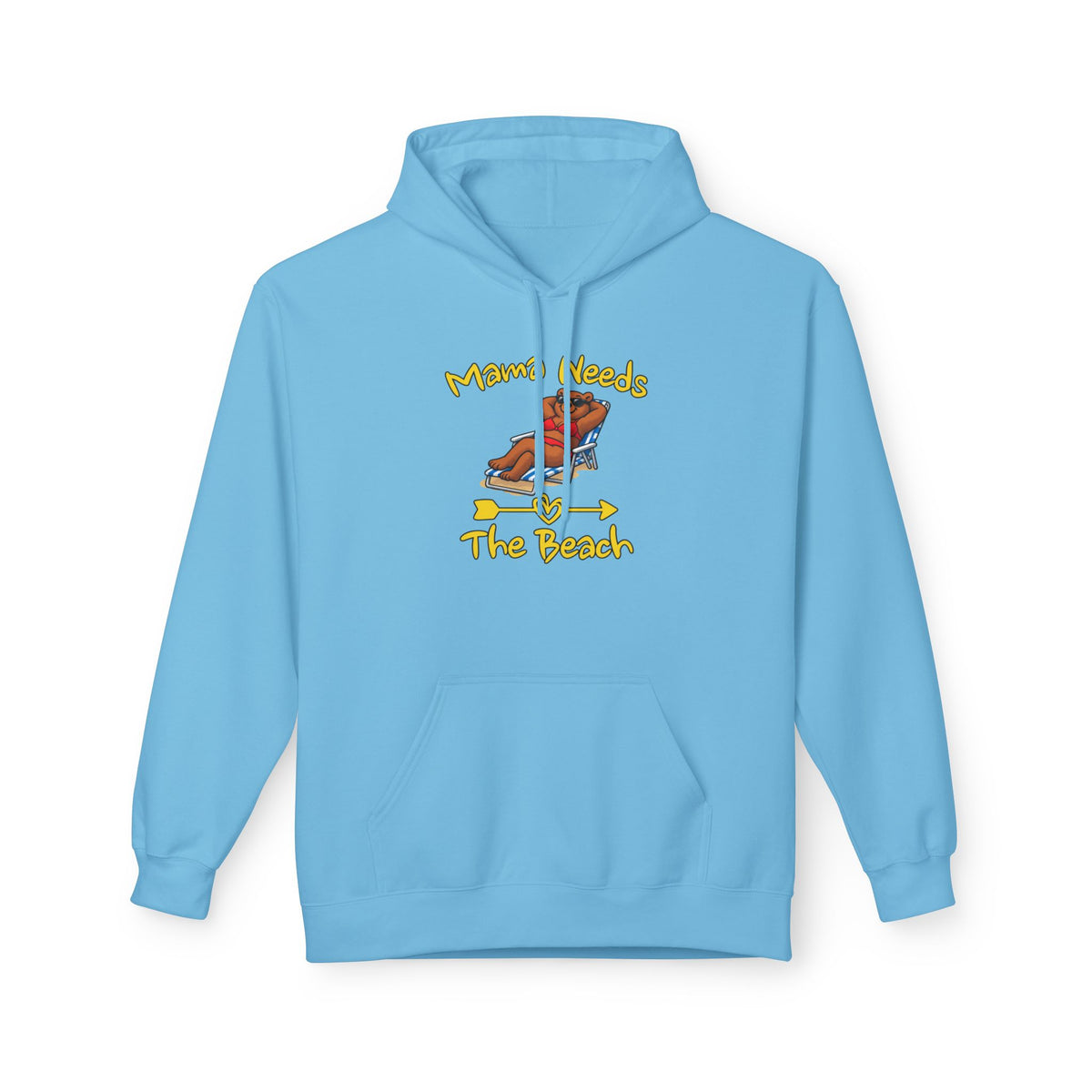 Mama Needs The Beach Pullover Hoodie