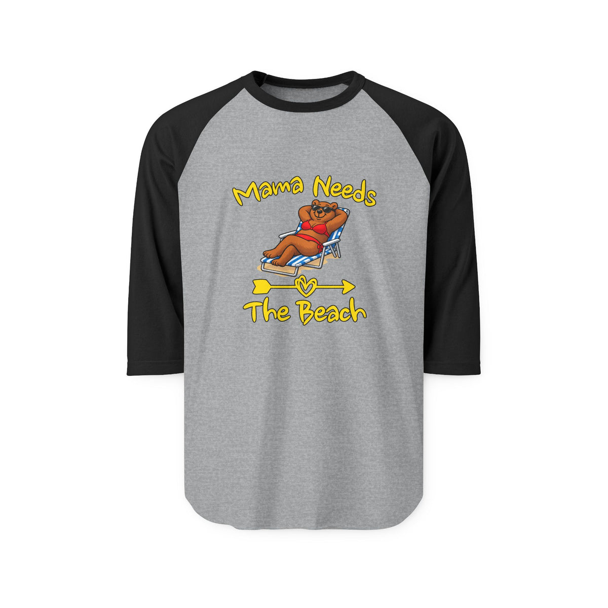 Mama Needs The Beach 3/4 Sleeve Jersey