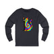 The Black Cat Changing Colors Long Sleeve T Shirt