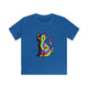 The Black Cat Changing Colors Kids T Shirt