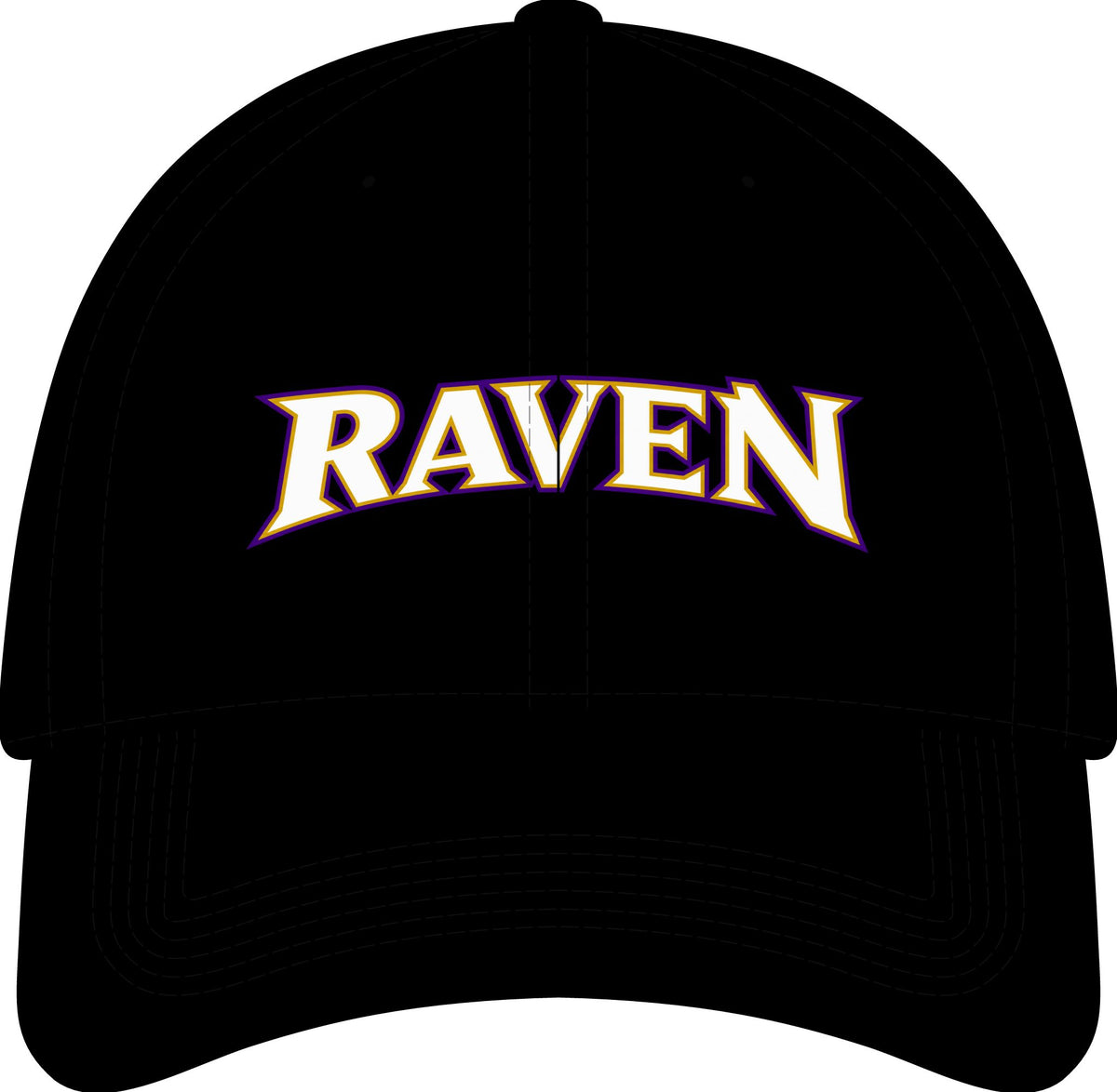 Baltimore Raven Stretch-Tek Adjustable Cap