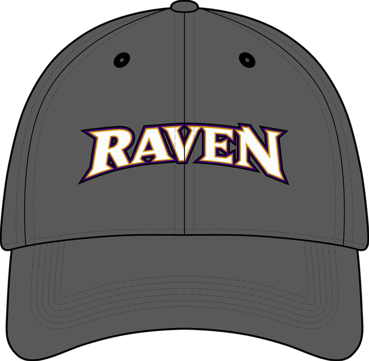 Baltimore Raven Stretch-Tek Adjustable Cap
