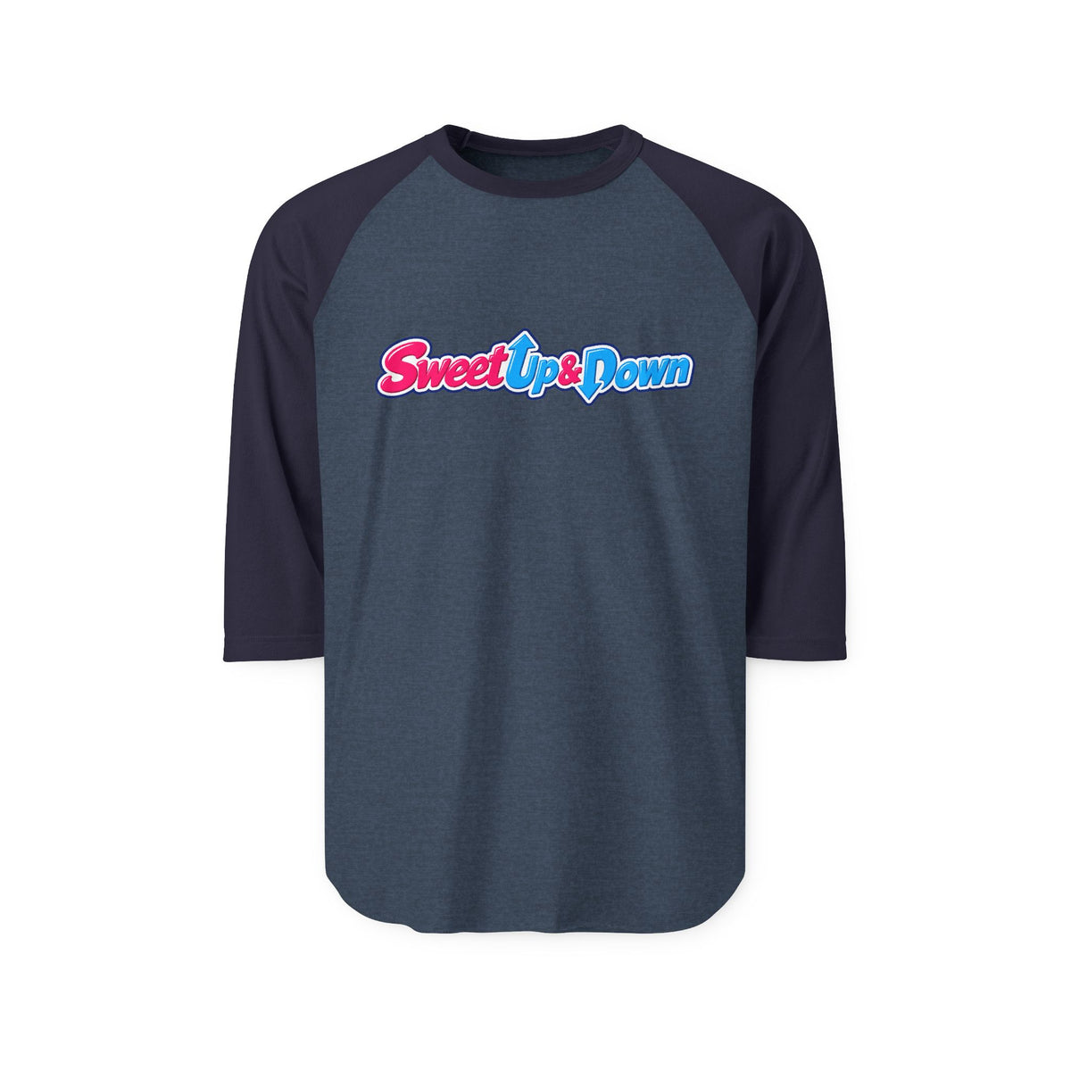 Sweet Up & Down 3/4 Sleeve Raglan T Shirt