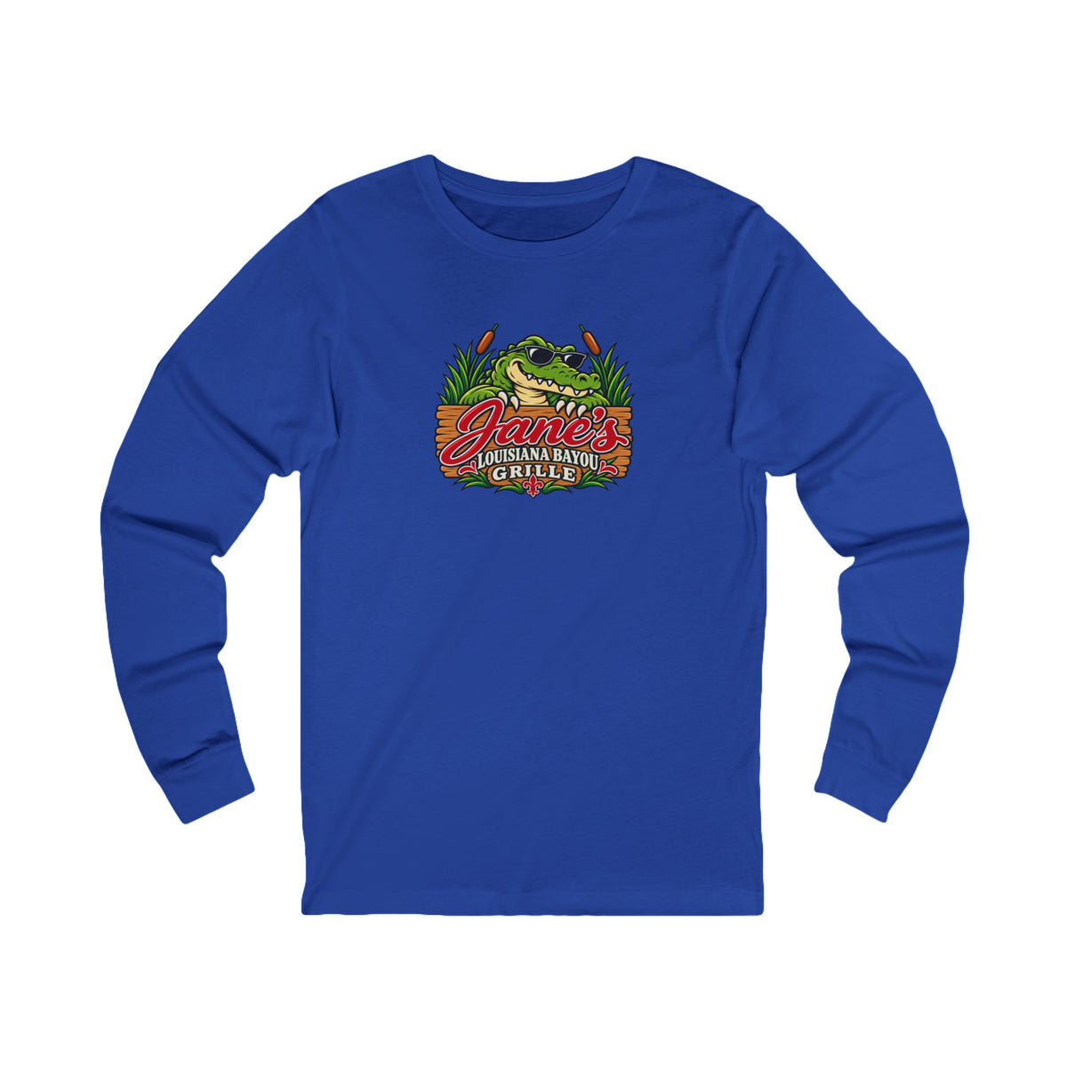 Jane's Louisiana Bayou Grille Long Sleeve T Shirt