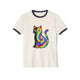 The Black Cat Changing Colors Cotton Ringer T-Shirt
