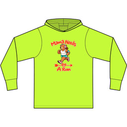 Mama Needs A Run Long Sleeve Hooded T-Shirt