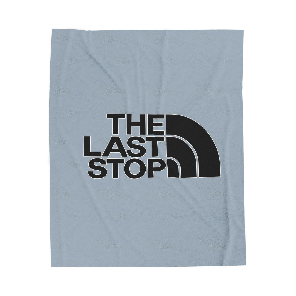 The Last Stop Velveteen Plush Blanket