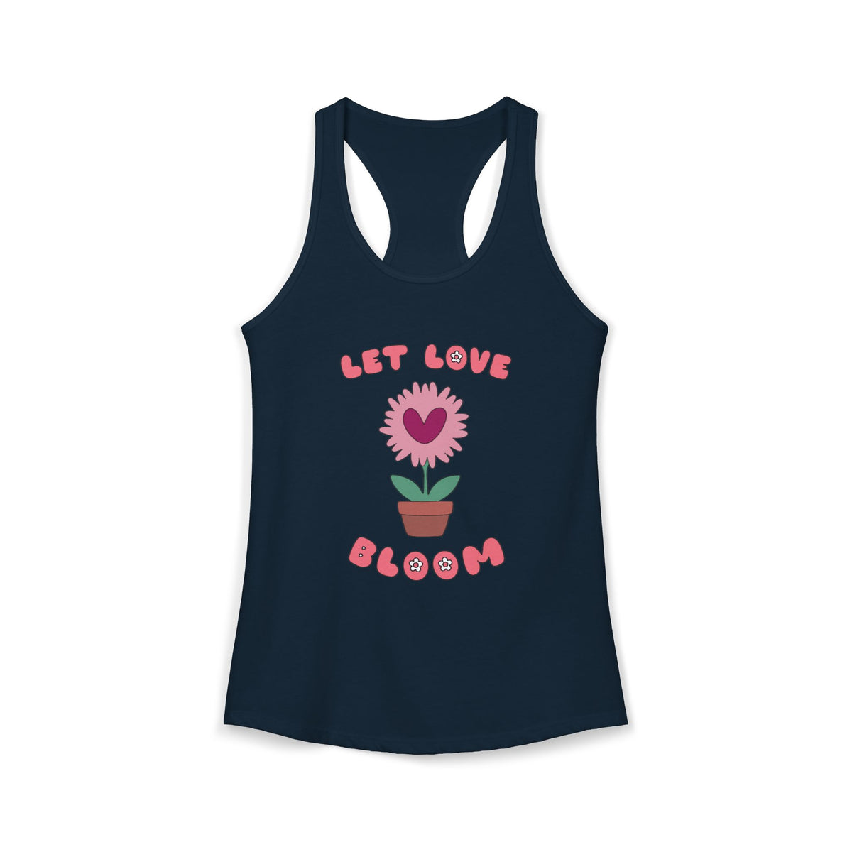 Let Love Bloom Women's Racerback Tank