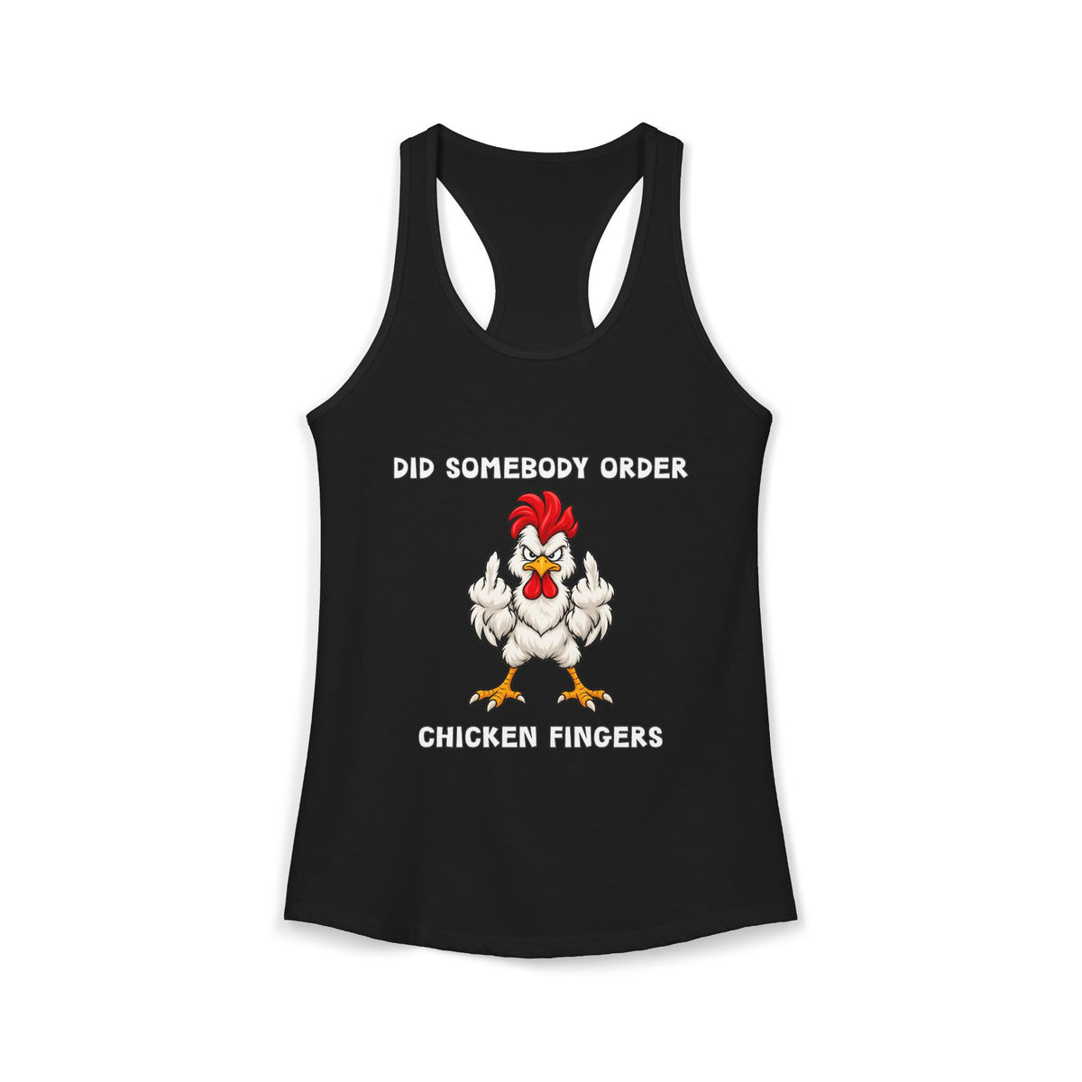 Chicken Fingers Women's Racerback Tank