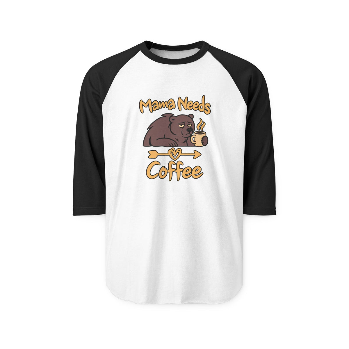 Mama Needs Coffee 3/4 Sleeve Jersey