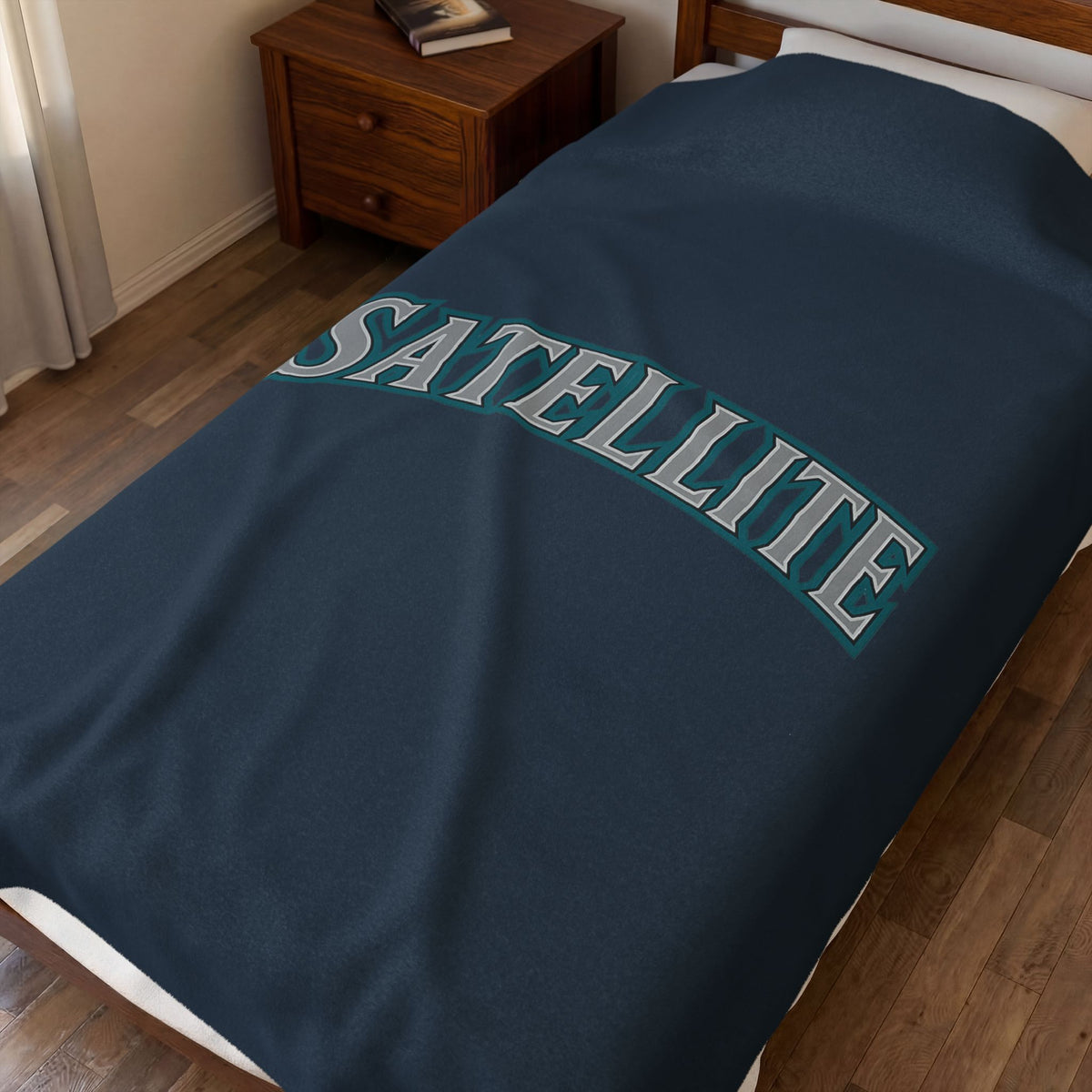 Satellite Mariners Velveteen Plush Blanket