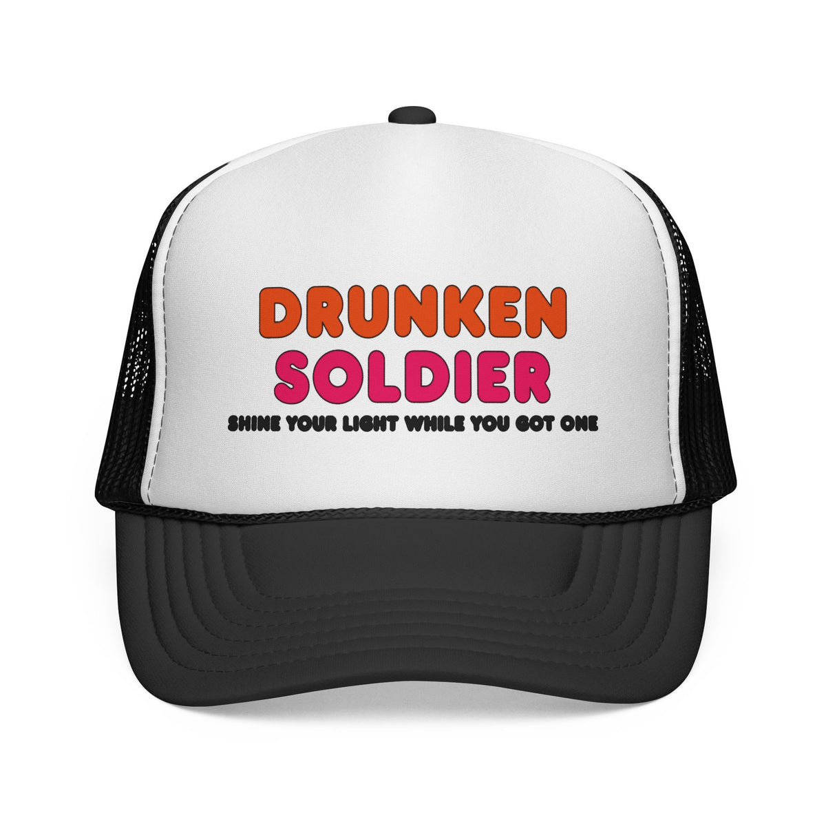 Drunken Soldier Foam Trucker Cap