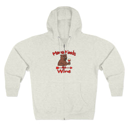 Mama Needs Wine Zip Up Hoodie