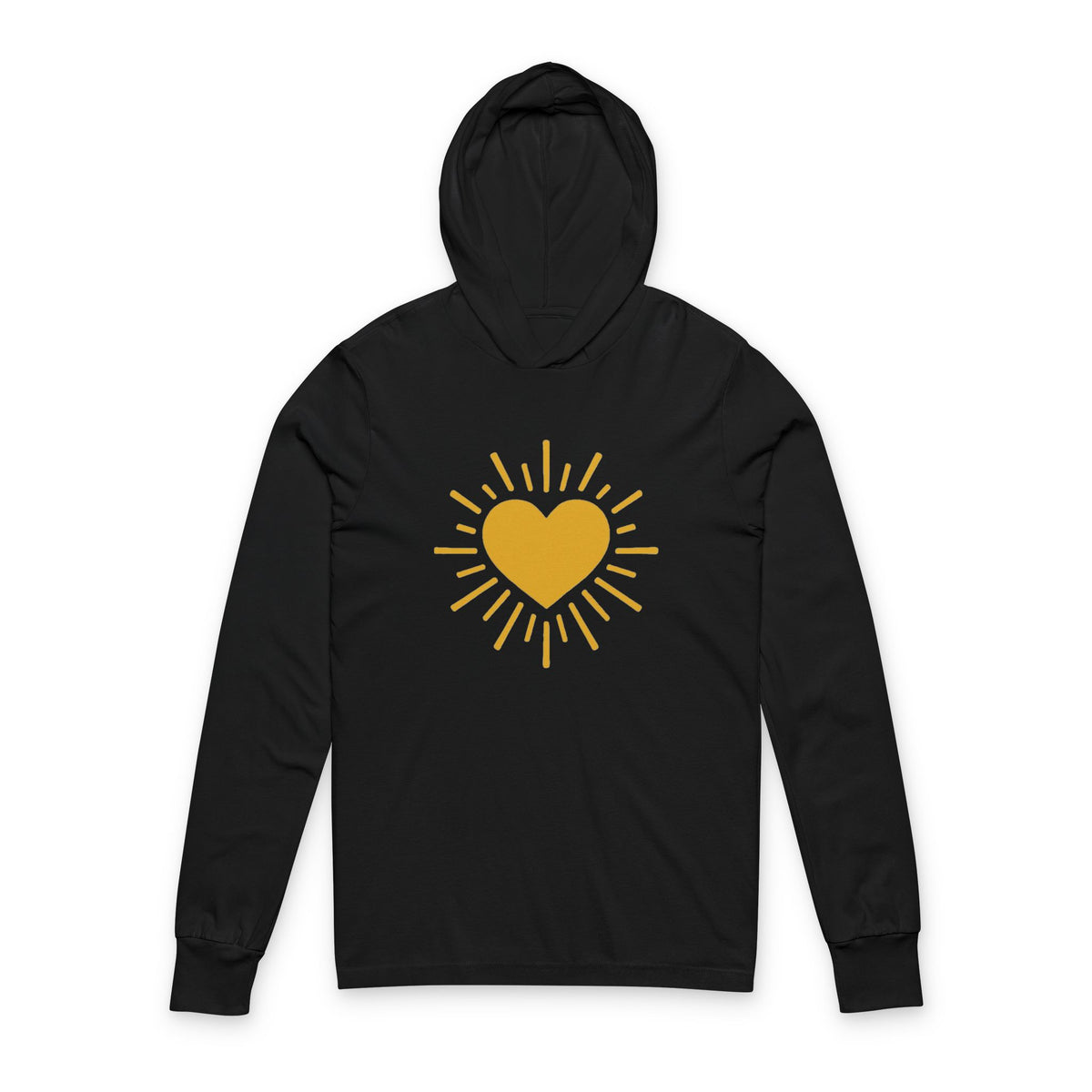 Let Your Love Shine Hooded Long Sleeve T Shirt