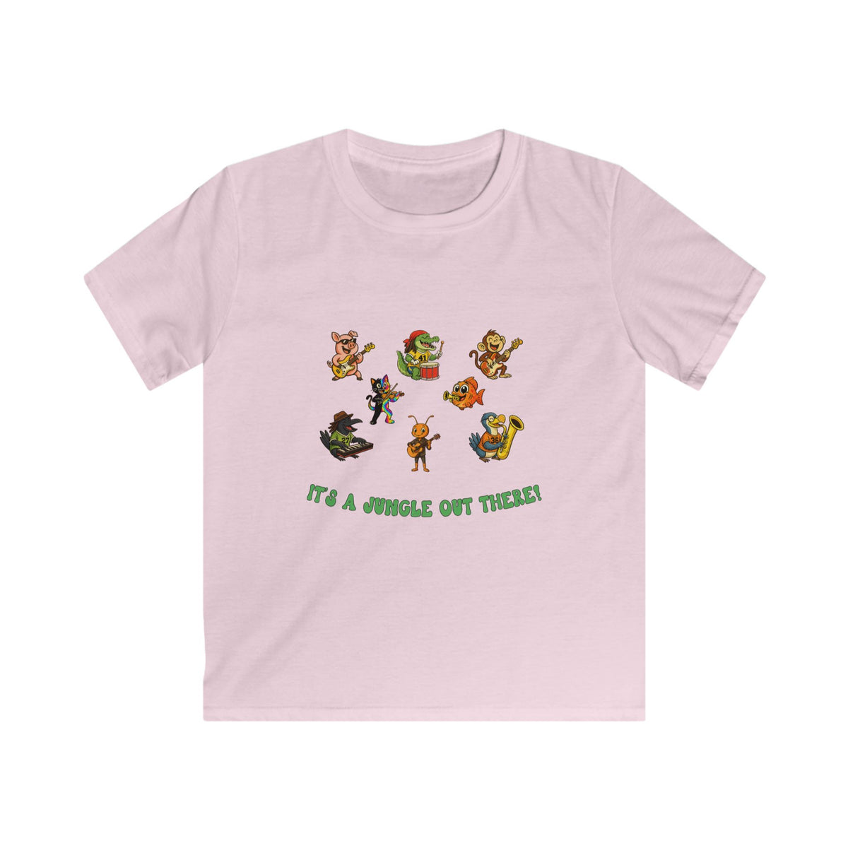 Jungle Band Kids T Shirt